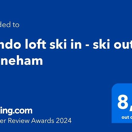 Condo Loft Ski In - Ski Out A Stoneham Εξωτερικό φωτογραφία